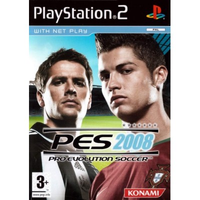 Pro Evolution Soccer 2008 [PS2, английская версия]